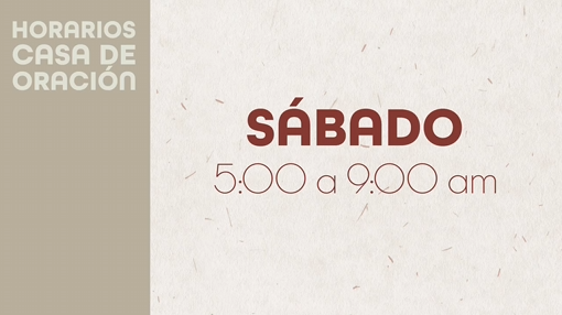 Oración de los Sábados