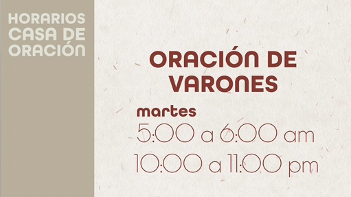 Oración de varones